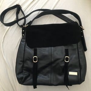 Black messenger bag